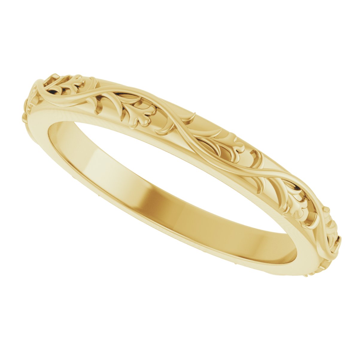 Sculptural Flat Band