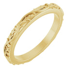 Sculptural Flat Band