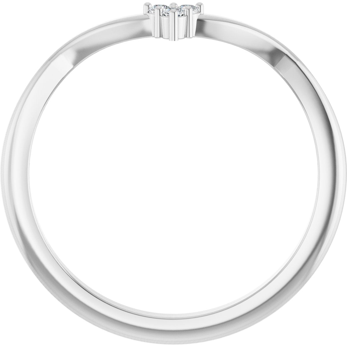 Rose-Cut Accented Engagement Ring or Band