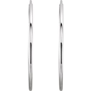 Endless Tube Hoop Earrings