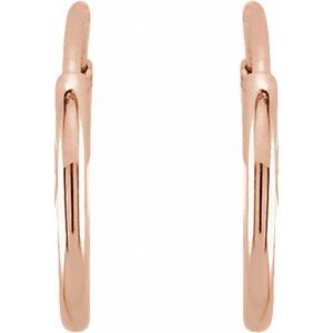 Endless Tube Hoop Earrings