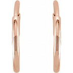 Endless Tube Hoop Earrings