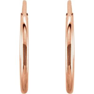 Endless Tube Hoop Earrings