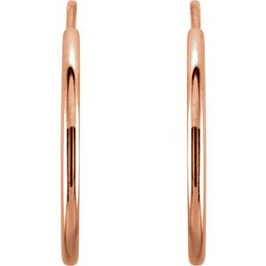 Endless Tube Hoop Earrings