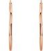 Endless Tube Hoop Earrings