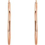 Endless Tube Hoop Earrings