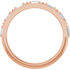 Channel-Set Geometric Anniversary Band