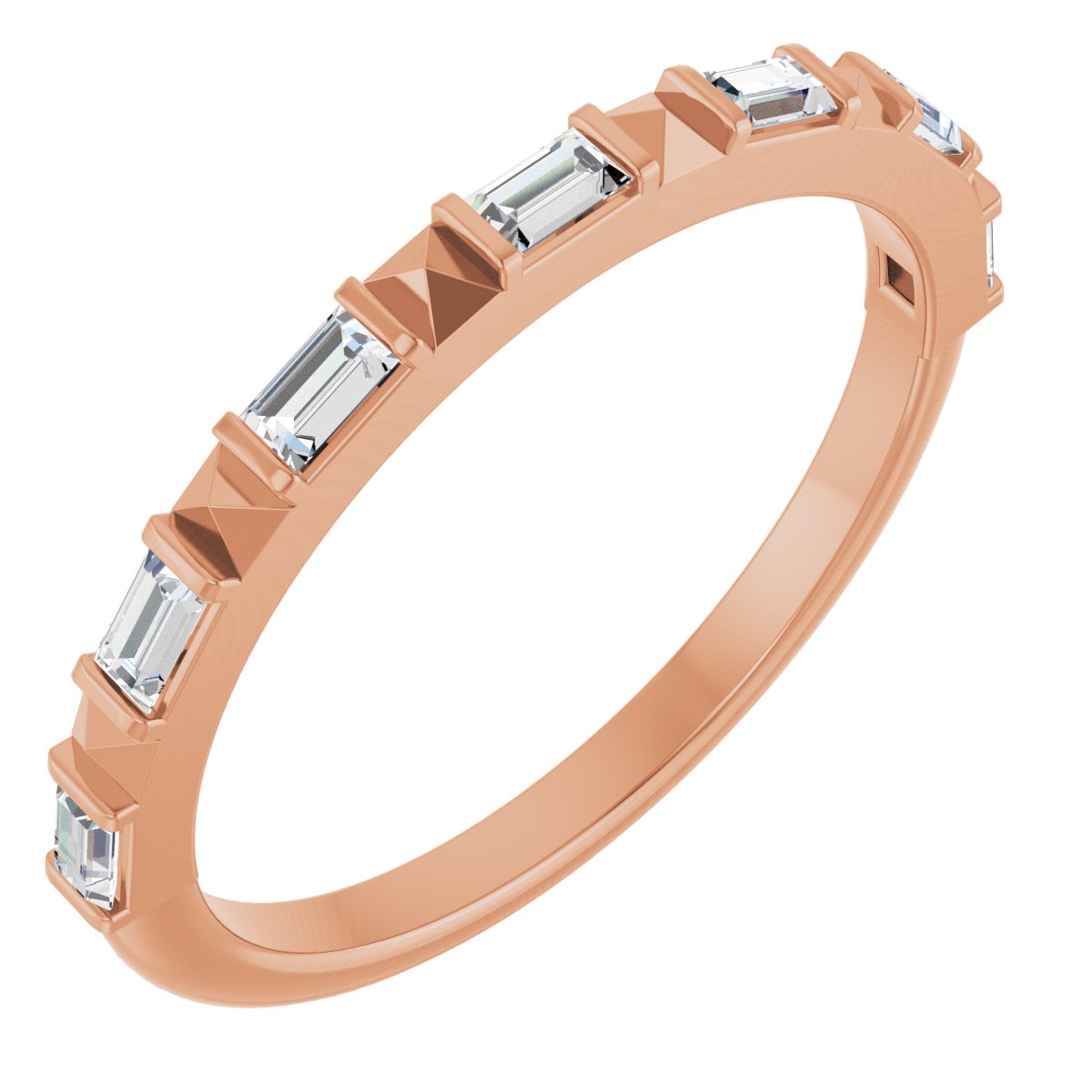 Channel-Set Geometric Anniversary Band