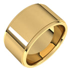 Stepped-Edge Comfort-Fit Flat Band