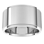 Stepped-Edge Comfort-Fit Flat Band