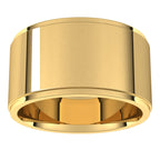 Stepped-Edge Comfort-Fit Flat Band