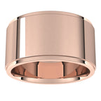 Stepped-Edge Comfort-Fit Flat Band