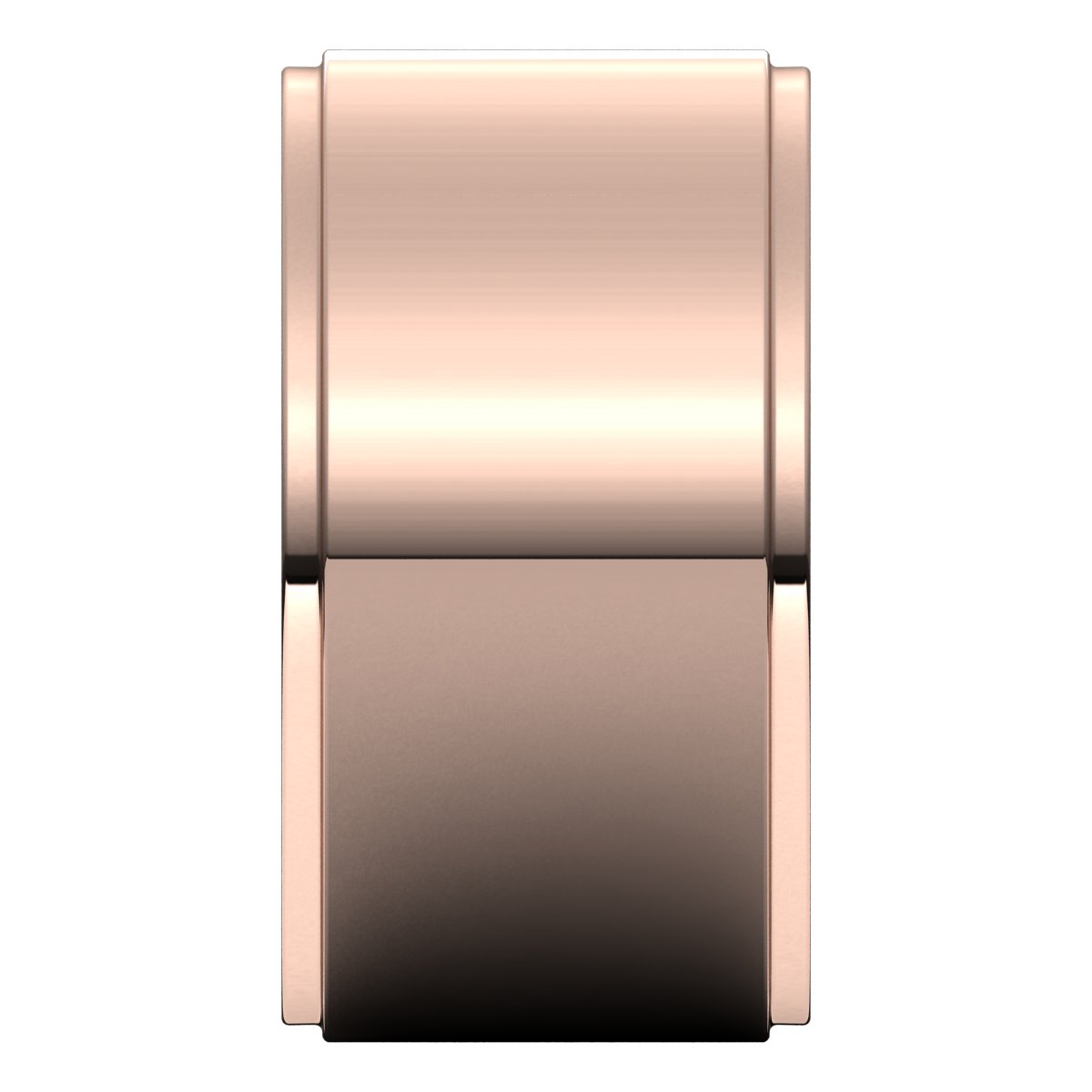 Stepped-Edge Comfort-Fit Flat Band