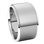 Stepped-Edge Comfort-Fit Flat Band
