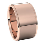 Stepped-Edge Comfort-Fit Flat Band