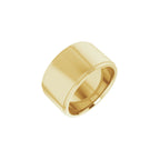 Stepped-Edge Comfort-Fit Flat Band