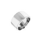 Stepped-Edge Comfort-Fit Flat Band