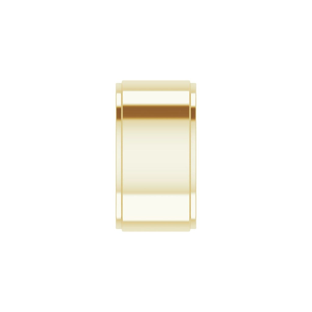 Stepped-Edge Comfort-Fit Flat Band