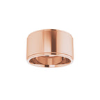 Stepped-Edge Comfort-Fit Flat Band