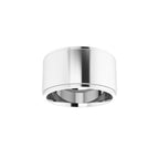 Stepped-Edge Comfort-Fit Flat Band