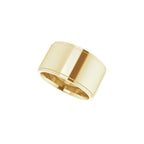 Stepped-Edge Comfort-Fit Flat Band
