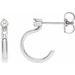 Accented Hoop Earrings