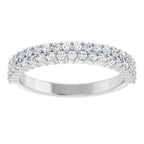 Double Row Anniversary Band