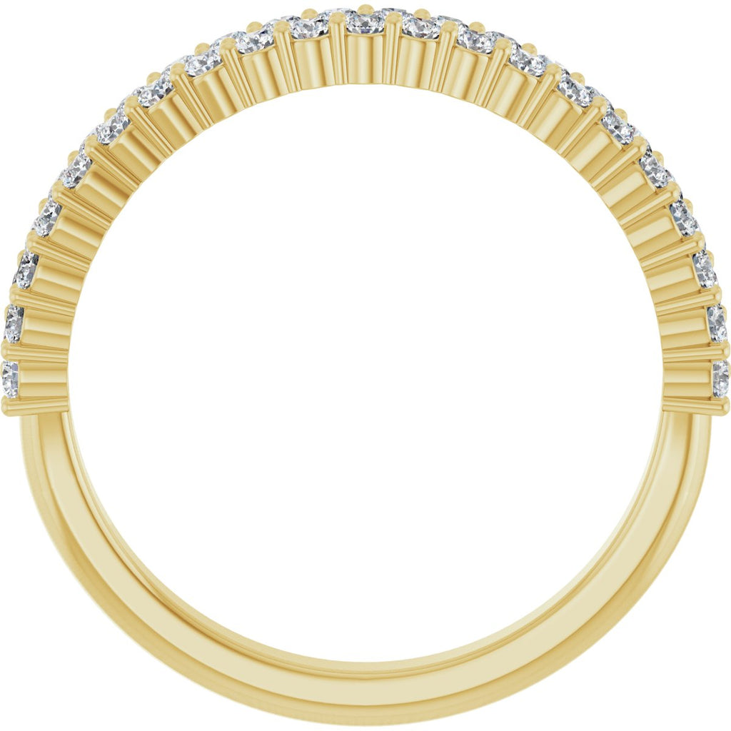 Double Row Anniversary Band