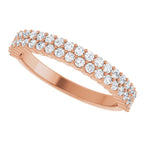 Double Row Anniversary Band