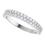 Double Row Anniversary Band