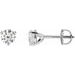 Round 3-Prong Stud Earrings