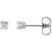 Round 4-Prong Stud Earrings