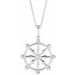 Dharmachakra Wheel Necklace or Pendant