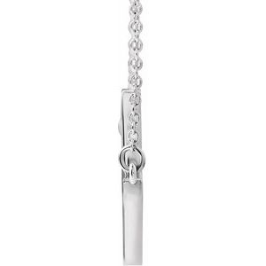 Sideways Cross Necklace
