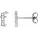 Accented Gothic Initial Earrings