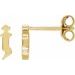 Gothic Initial Earring