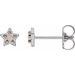 Star Cabochon Earrings