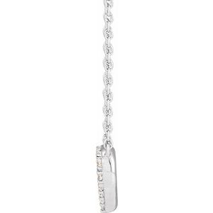 Lab-Grown Diamond Heart Necklace