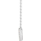 Lab-Grown Diamond Heart Necklace