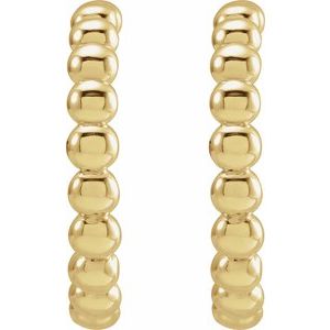 Beaded Hoop Earrings