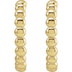 Beaded Hoop Earrings