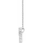 Lab-Grown Diamond Cross Necklace