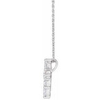 Lab-Grown Diamond Cross Necklace