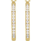 Accented Hoop Earrings