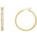 Accented Hoop Earrings