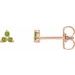 Three-Stone Cluster Earrings