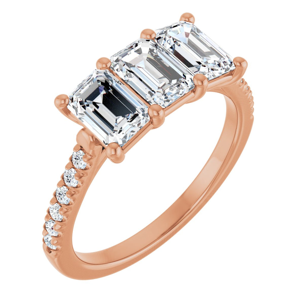 Three-Stone Anniversary Band