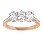 Three-Stone Anniversary Band