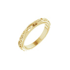Sculptural Flat Band
