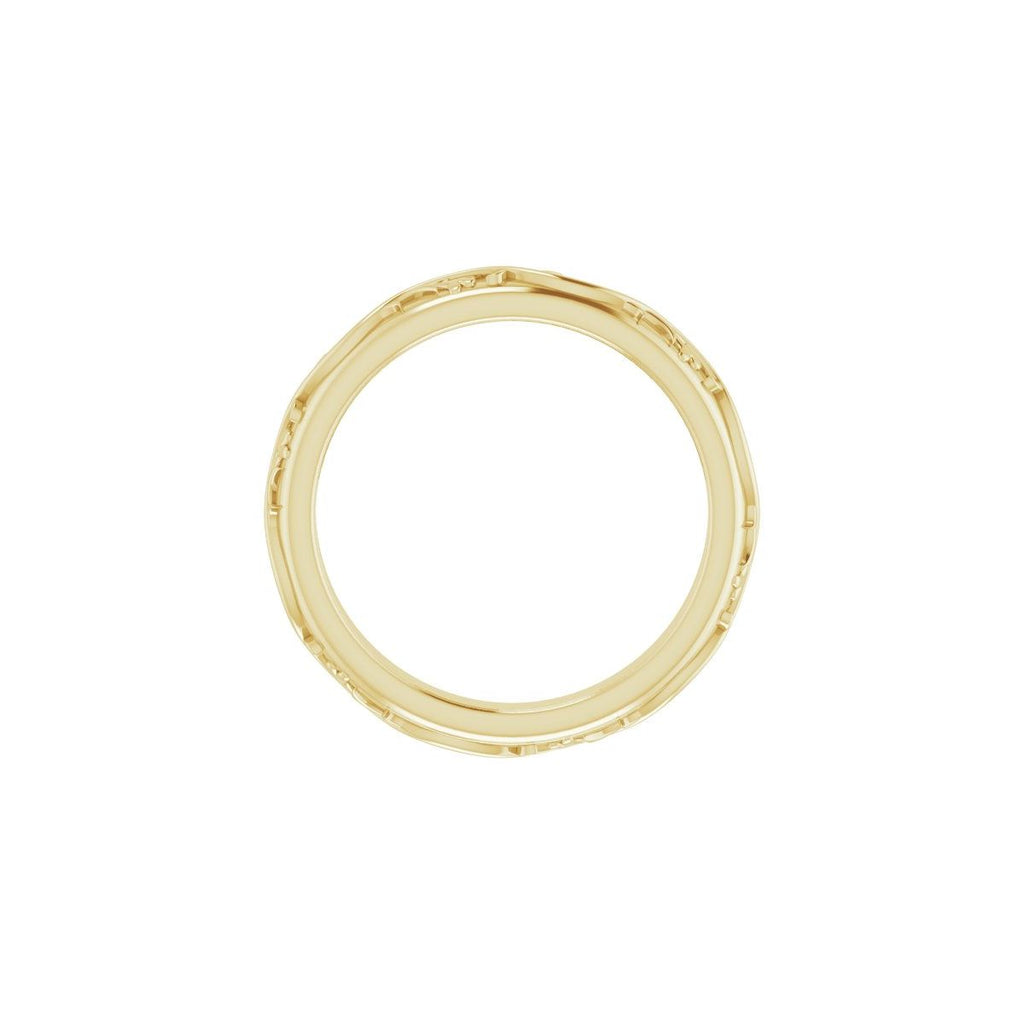 Sculptural Flat Band